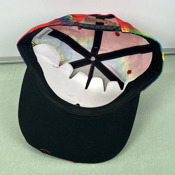 Scooby-Doo Tie Dye Rainbow Hat Baseball Cap EUC Dog Snapback Adjustable Adult - Picture 7 of 9